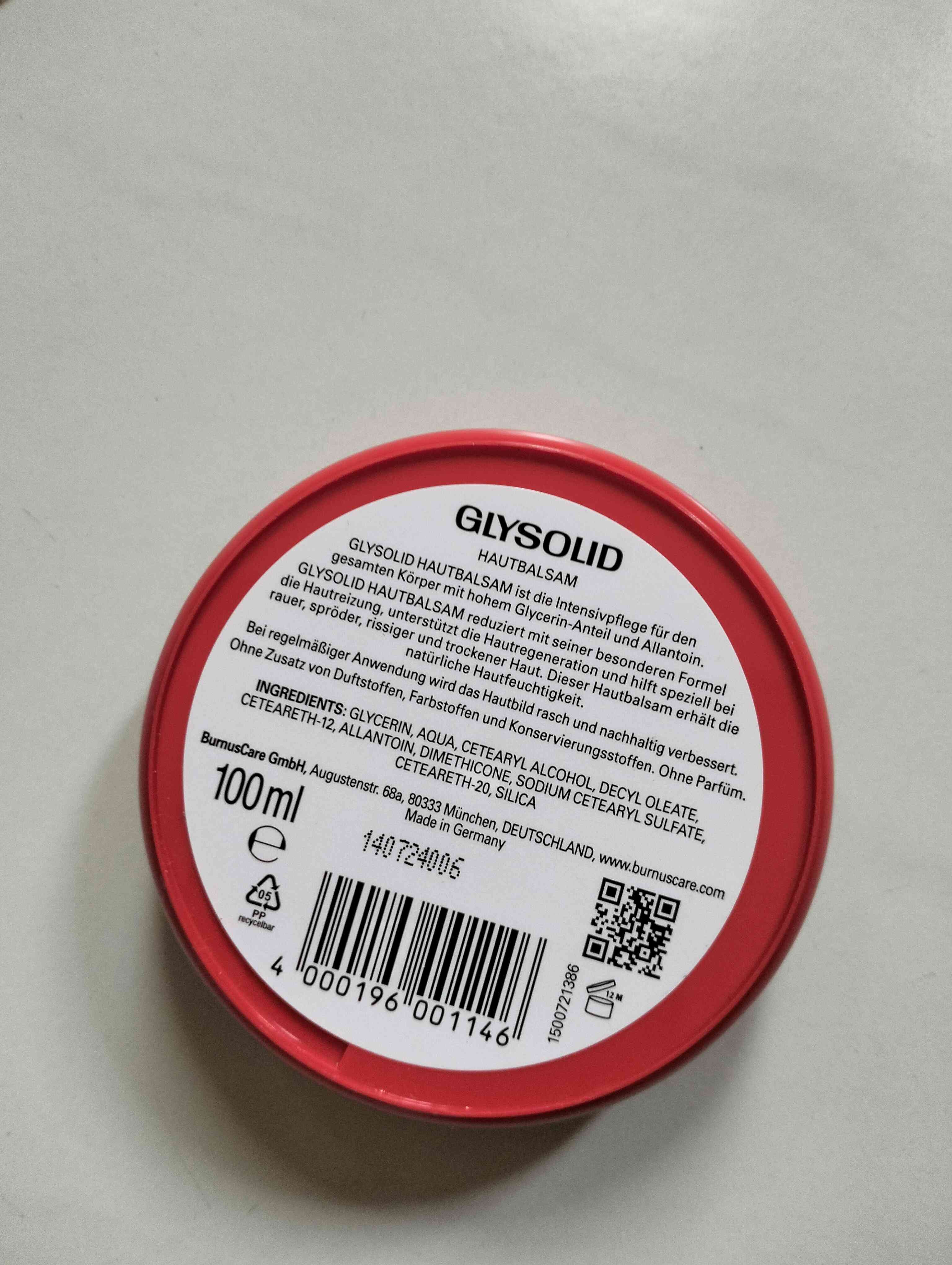 Kem Nẻ Glysolid Hautbalsam 100ml - Chống Nứt Nẻ Da Khô, An Toàn Cho Da Nhạy Cảm, Sản Phẩm Chính Hãng Từ Đức