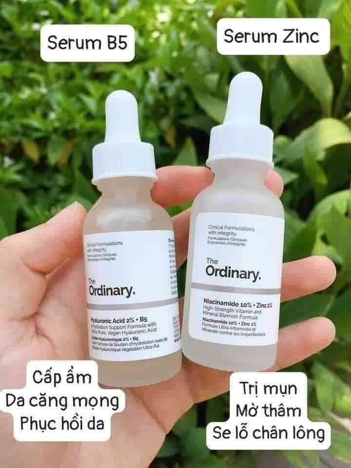 Serum The Ordinary Niacinamide 10% + Zinc 1% - Chống Viêm, Giảm Kích Ứng, Làm Sáng Da, Kiềm Dầu, 30ml/60ml