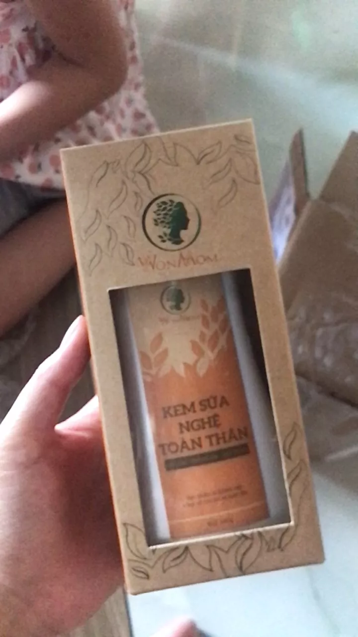 Kem Sữa Nghệ Toàn Thân Wonmom - Dưỡng Trắng, Giữ Ẩm, Mờ Thâm Cho Mẹ Sau Sinh - 150g Từ Thiên Nhiên