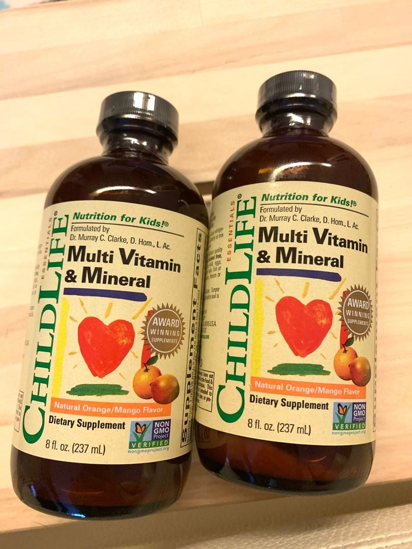 Childlife Multivitamin & Mineral Cho Trẻ 6 Tháng Đến 12 Tuổi - Hơn 20 Vitamin và Khoáng Chất Tăng Cường Sức Đề Kháng và Hỗ Trợ Phát Triển Nã Bộ