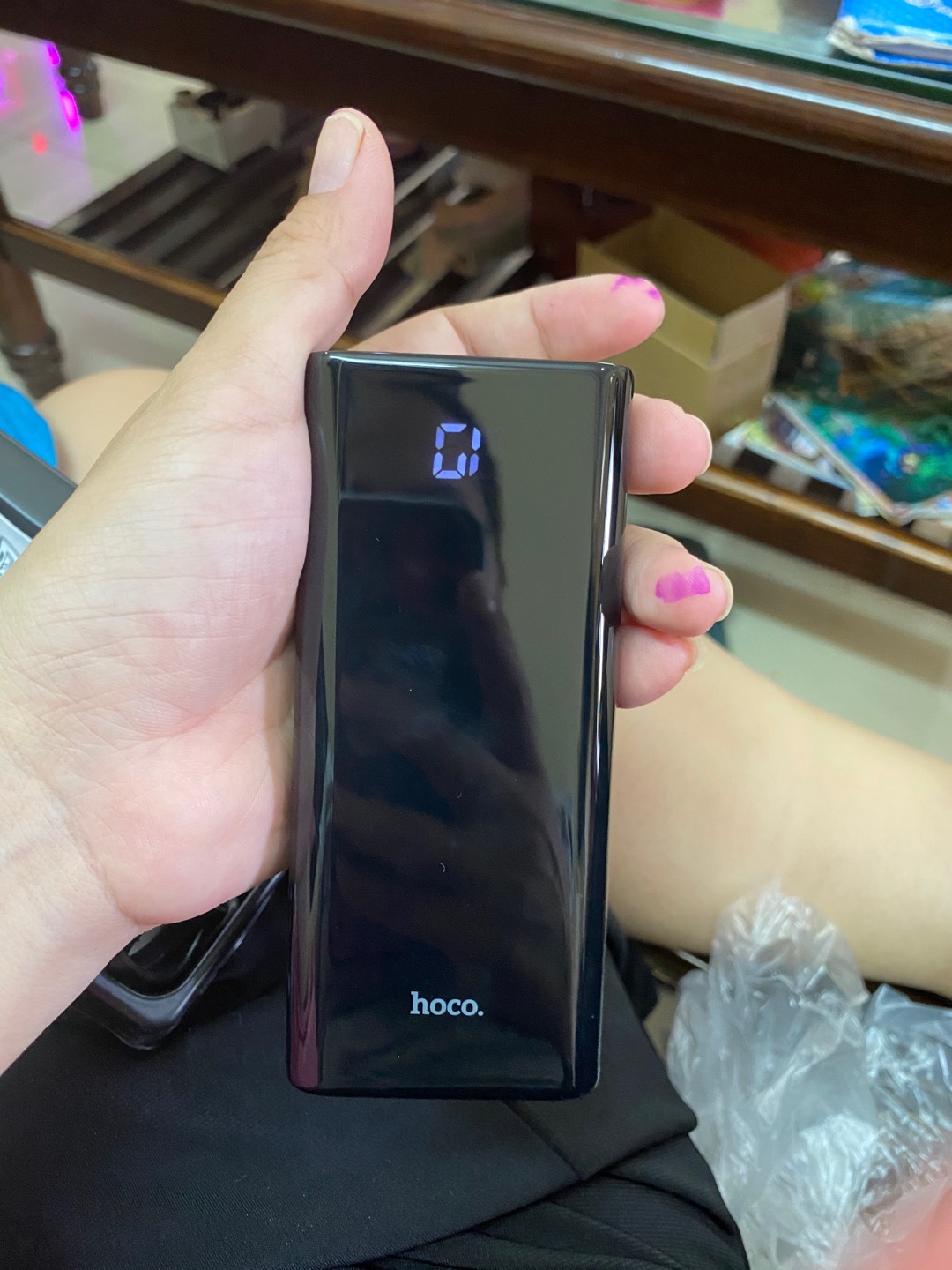 Pin Sạc Dự Phòng Hoco J45 10000mAh - 2 Cổng Sạc USB, Màn Hình LCD Hiển Thị % Pin, Thiết Kế Nhỏ Gọn, Tương Thích Tất Cả Điện Thoại