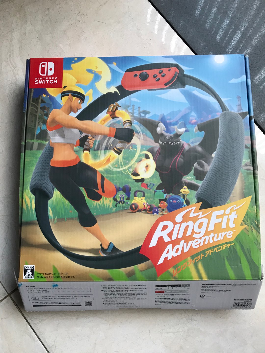 Bộ Chơi Game Ring Fit Adventure Cho Nintendo Switch - Game Vận Động, Giải Trí Kết Hợp Tập Thể Dục, Giảm Cân Vui Vẻ