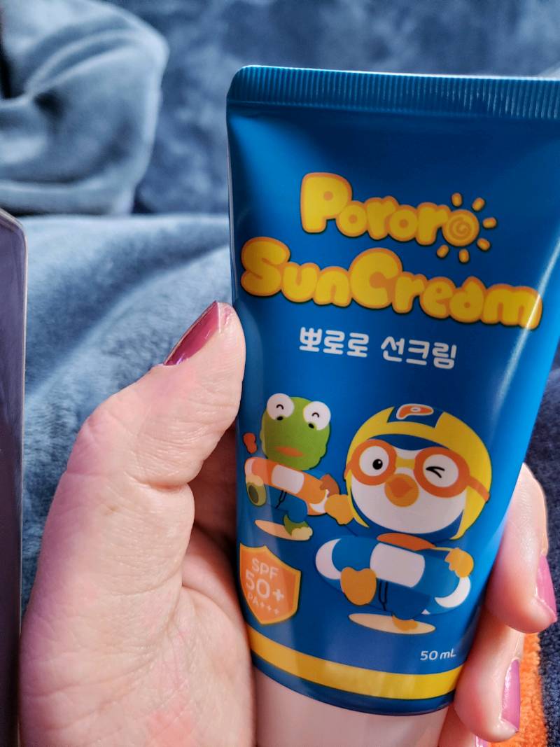 Kem Chống Nắng Pororo Sun Cream SPF 50+ PA+++ Cho Bé - Bảo Vệ Da Khỏi Tia UV, Chống Thấm Nước, Thiết Kế Đáng Yêu
