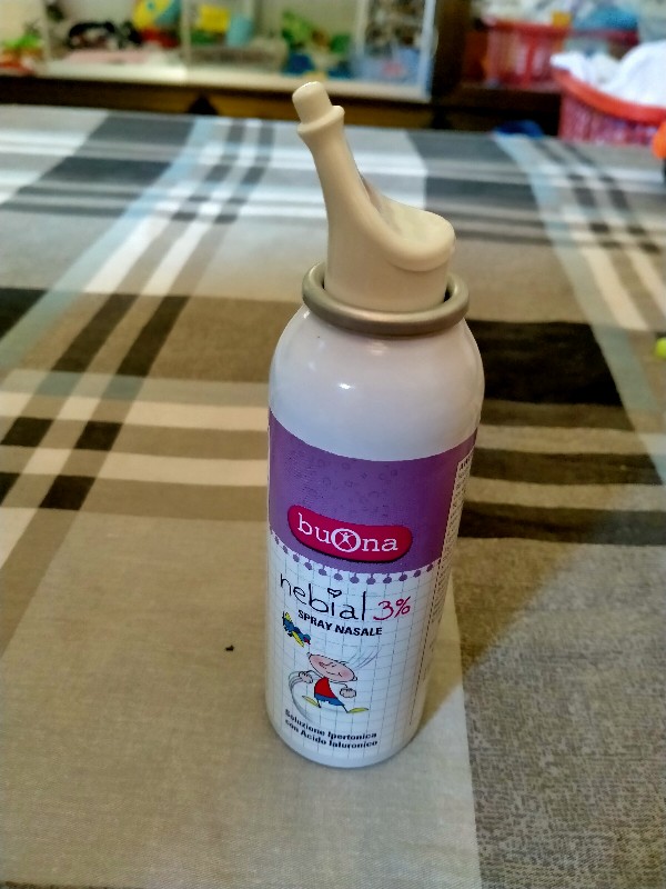 Dung dịch xịt rửa mũi Buona Nebial 3% Spray cho bé