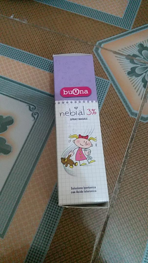 Dung dịch xịt rửa mũi Buona Nebial 3% Spray cho bé