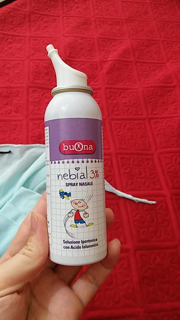 Dung dịch xịt rửa mũi Buona Nebial 3% Spray cho bé
