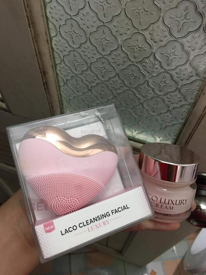 Kem Dưỡng Ngày Laco Luxury Cream Chiết Xuất DNA Cá Hồi - Phục Hồi Da, Chống Nắng, Dưỡng Trắng, Thay Kem Nền 30g