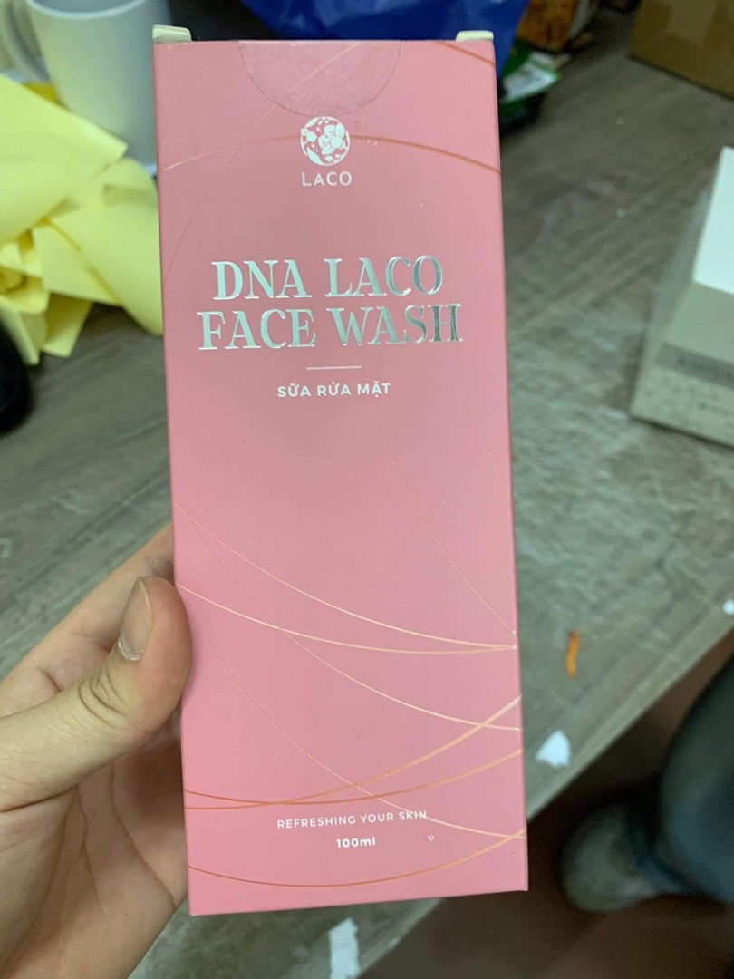 Sữa Rửa Mặt Laco DNA Face Wash 100ml - Làm Sạch Sâu, Ngăn Ngừa Mụn, Chiết Xuất Thiên Nhiên, Dành Cho Tất Cả Loại Da