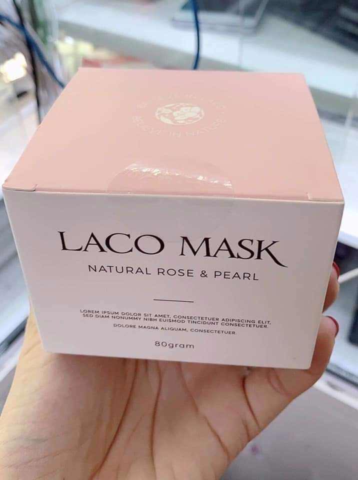 Mặt Nạ Sinh Học Laco Nature Rose & Pearl Dưỡng Ẩm, Làm Trắng Da Từ Thiên Nhiên - Mặt Nạ Chăm Sóc Da Chính Hãng