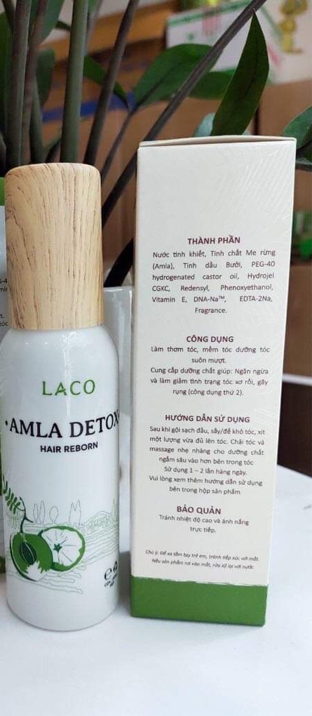 Xịt Dưỡng Tóc Amla Hair Reborn 100ml - Giúp Ngăn Gãy Rụng, Dưỡng Mềm Mượt, Bảo Vệ Tóc Khỏi Tác Hại Môi Trường