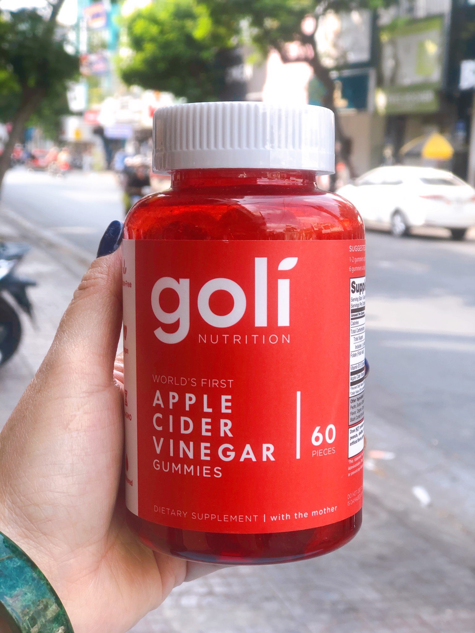 Kẹo Dẻo Giấm Táo Goli Apple Cider Vinegar Hộp 60 Viên - Hỗ Trợ Giảm Cân, Làm Đẹp Da, Cải Thiện Tiêu Hóa, Hương Vị Nguyên Chất