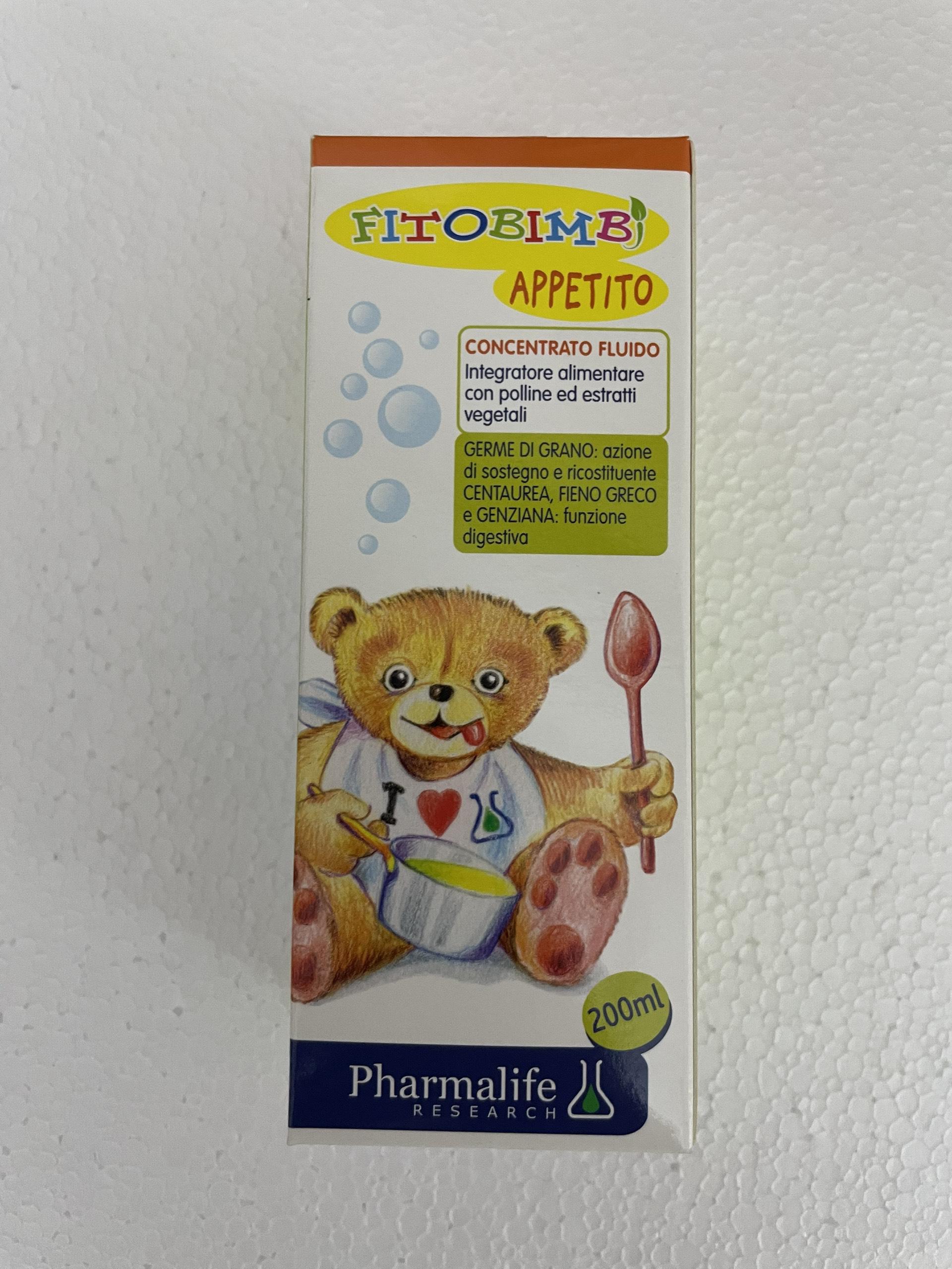 Siro Fitobimbi Appetito 200ml - Giúp Trẻ Ăn Ngon và Tăng Cường Hấp Thu Dinh Dưỡng - Hỗ Trợ Chức Năng Tiêu Hóa