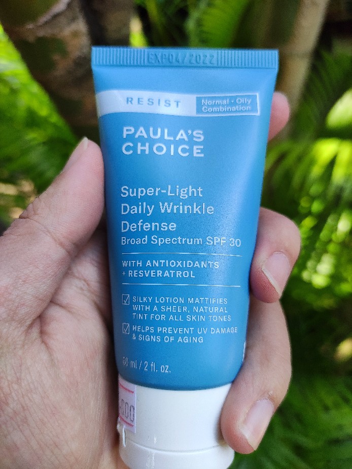 Kem Dưỡng Da Chống Nắng Paula's Choice Resist Super-Light Wrinkle Defense SPF 30 - Bảo Vệ Da Khỏi Tia UV, Phục Hồi Làn Da Khỏe Mạnh