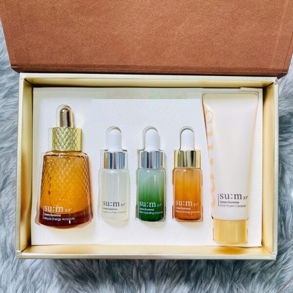 Set Tinh Chất Tái Sinh Da Su:m37° LosecSumma Miracle Energy - Serum Trẻ Hóa & Cải Thiện Độ Đàn Hồi Da, Giúp Da Căng Mịn, Hỗ Trợ Collagen