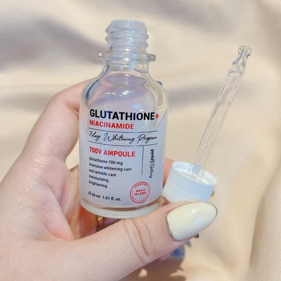 Serum Angel’s Liquid Glutathione + Niacinamide 700V 30ml - Dưỡng Trắng Da, Mờ Nám và Trẻ Hóa Da Từ Gốc Tế Bào