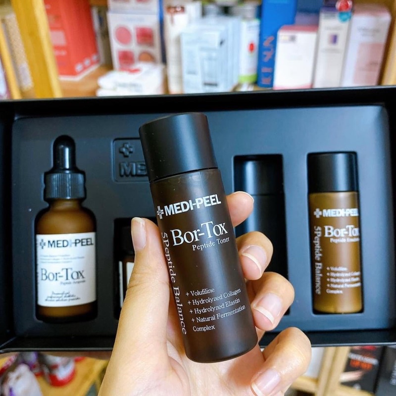 Set Dưỡng Da Medi-Peel Bor-Tox 5 Peptide - Hỗ Trợ Trẻ Hóa, Căng Bóng Da, Giải Pháp Cho Da Nếp Nhăn, Độ Đàn Hồi Cao