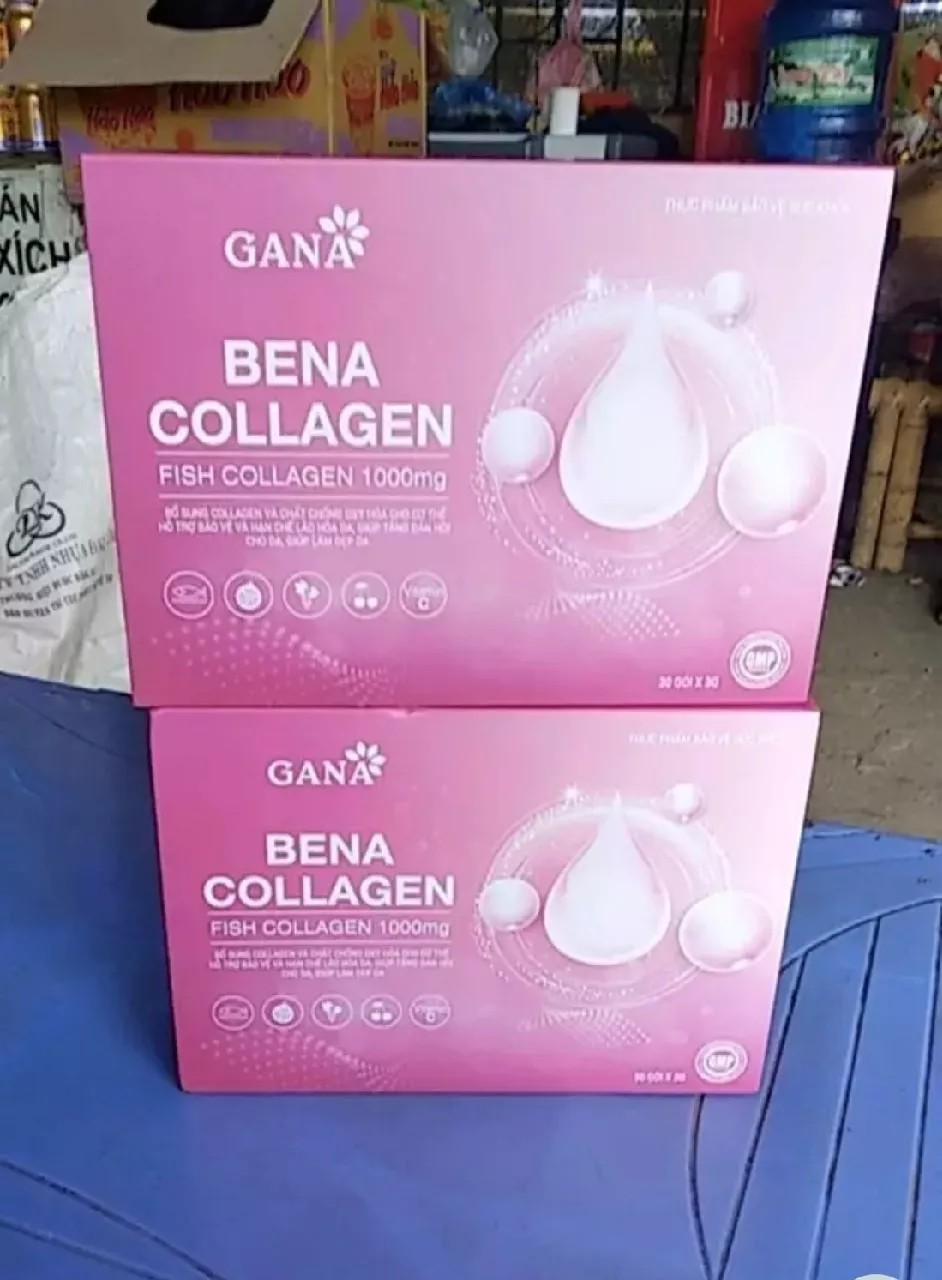 Bột uống Bena Collagen Gana hỗ trợ làm đẹp da