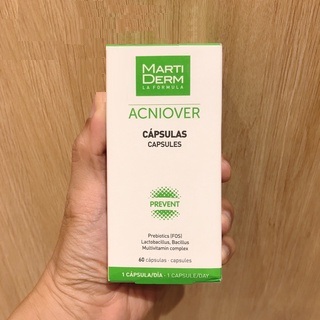 Viên Uống Ngừa Mụn MartiDerm Acniover Capsules - Cân Bằng Da, Giảm Dầu Nhờn, Hỗ Trợ Làm Sáng Da 60 Viên
