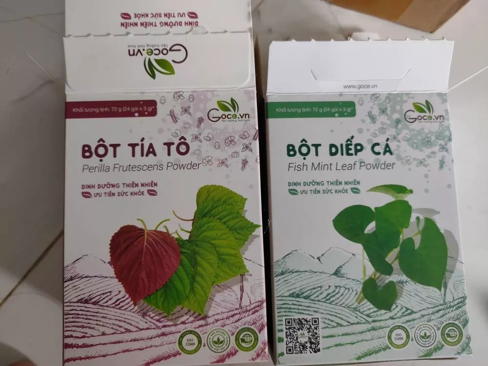 Bột Tía Tô Nguyên Chất Sấy Khô Goce - Dinh Dưỡng Từ Lá Tươi, Thực Phẩm Khô Sạch, An Toàn, Hỗ Trợ Sức Khỏe, 72g