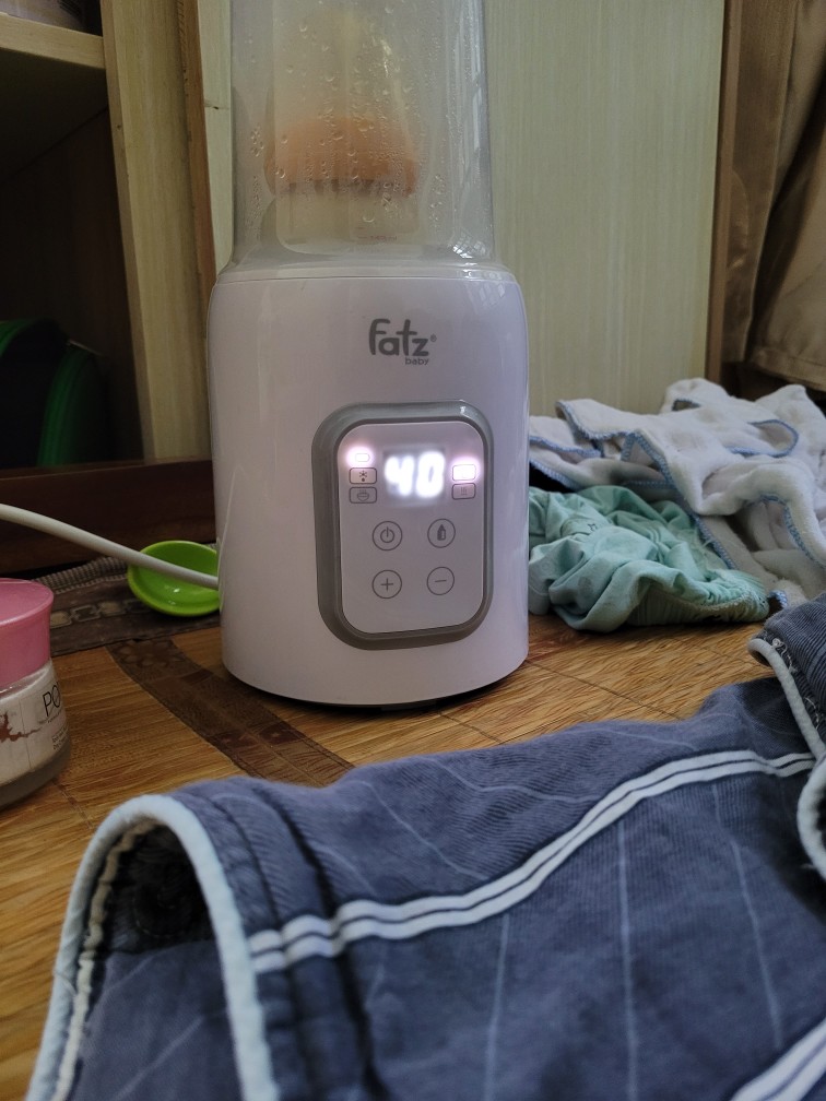 Máy Hâm Sữa và Tiệt Trùng Điện Tử Fatzbaby Mono 7 FB3010TN - 4 Trong 1, An Toàn, Tiện Lợi Cho Mẹ Và Bé