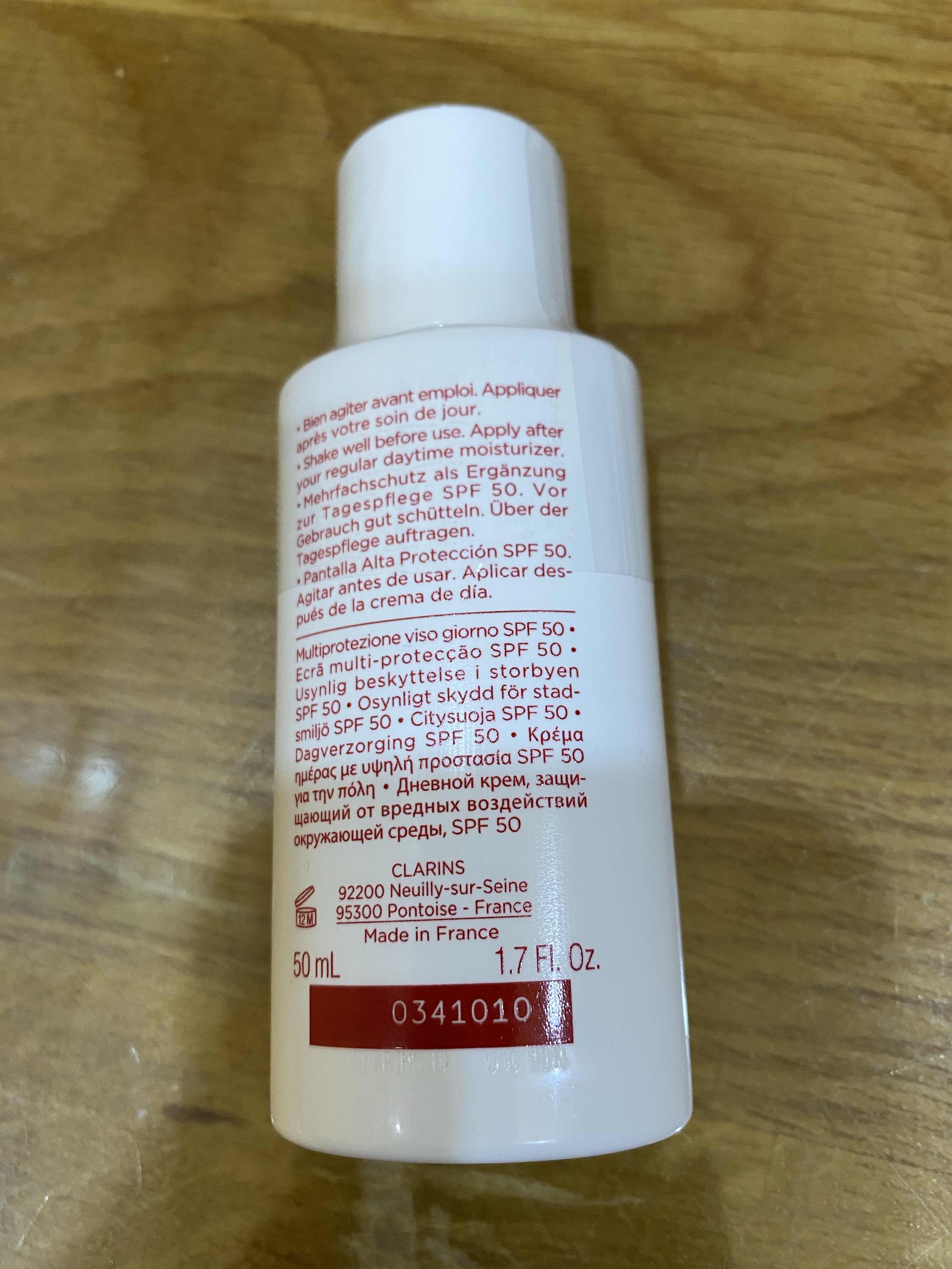 Kem chống nắng Clarins UV Plus Anti Pollution SPF50 - Bảo vệ da tối ưu, chống ô nhiễm, hoàn hảo cho mọi loại da, 50ml