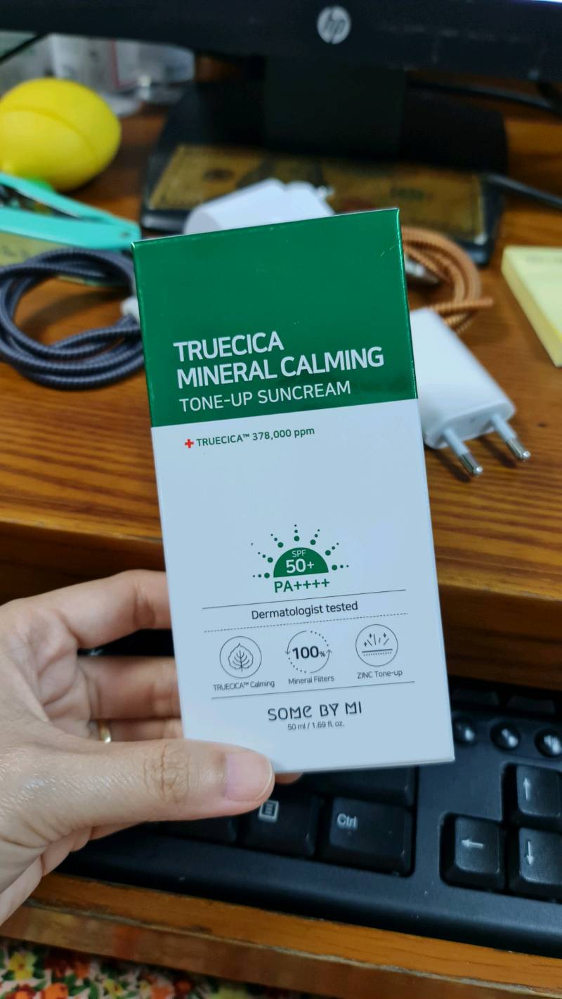 Kem Chống Nắng Some By Mi Truecica Mineral 100 SPF50+ PA++++ - Dưỡng Sáng Da, Giảm Nếp Nhăn, Phù Hợp Với Da Nhạy Cảm