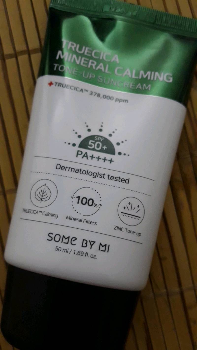 Kem Chống Nắng Some By Mi Truecica Mineral 100 SPF50+ PA++++ - Dưỡng Sáng Da, Giảm Nếp Nhăn, Phù Hợp Với Da Nhạy Cảm