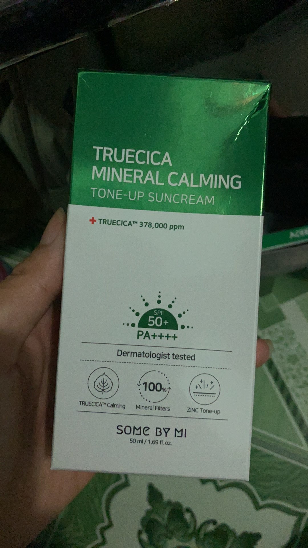 Kem Chống Nắng Some By Mi Truecica Mineral 100 SPF50+ PA++++ - Dưỡng Sáng Da, Giảm Nếp Nhăn, Phù Hợp Với Da Nhạy Cảm