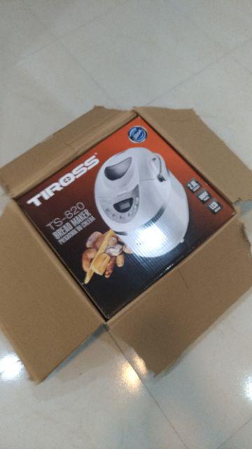 Máy Làm Bánh Mì Tiross TS-820 - 12 Chức Năng, 600W, Hẹn Giờ 13 Tiếng, Chức Năng Giữ Ấm 60 Phút, Thiết Kế Tiện Lợi, Dễ Sử Dụng