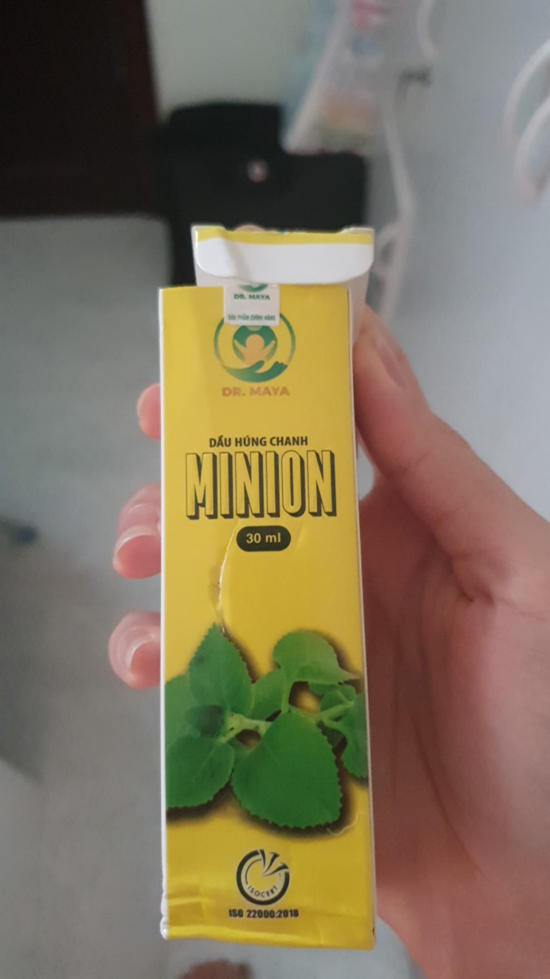 Dầu Húng Chanh Minion - Hỗ Trợ Tăng Cường Sức Đề Kháng Cho Trẻ Em và Người Lớn - Tinh Dầu Thiên Nhiên Giúp Phục Hồi Sức Khỏe