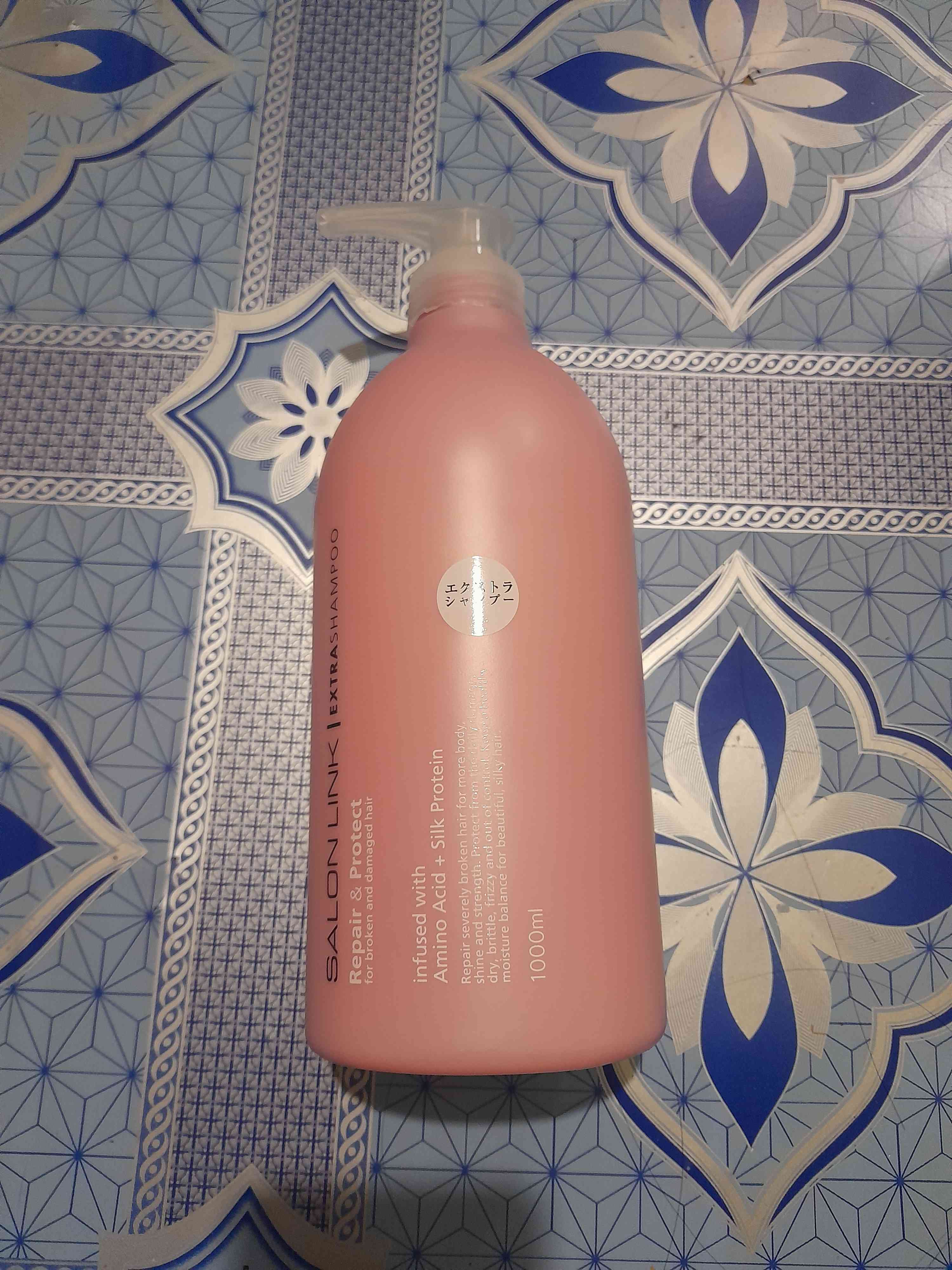 Dầu Gội Phục Hồi Tóc Kumano Salon Link Extra Shampoo 1000ml - Chứa Bơ Hạt Mỡ và Mật Ong, Mùi Hương Sang Trọng, Nuôi Dưỡng Tóc Mềm Mượt