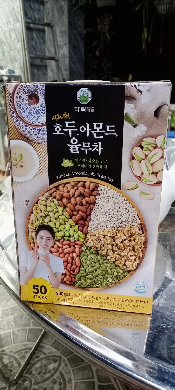Bột Ngũ Cốc Darak Hạt Dẻ Hạnh Nhân Bí Xanh Óc Chó - Thức Uống Bổ Dưỡng Năng Lượng Hỗ Trợ Tiêu Hóa 50g