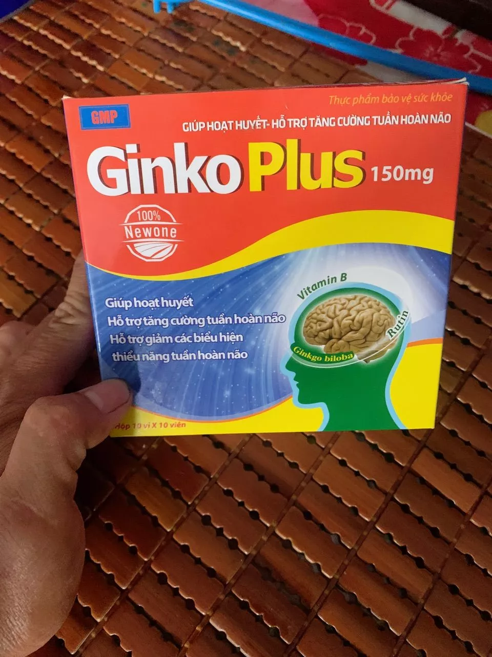 Viên uống Ginko Plus 150mg hỗ trợ tăng tuần hoàn não