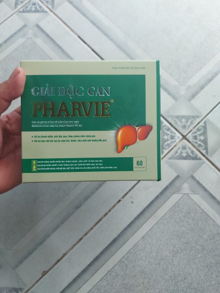 Viên Uống Giải Độc Gan PharViE Giúp Bảo Vệ Và Tăng Cường Chức Năng Gan (Hộp 60 viên)