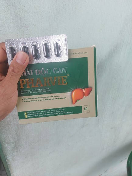 Viên Uống Giải Độc Gan PharViE Giúp Bảo Vệ Và Tăng Cường Chức Năng Gan (Hộp 60 viên)