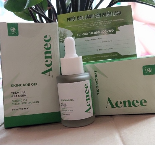 Gel Dưỡng Da Giảm Mụn Laco Acnee Skincare Gel 30ml - Chống Viêm, Phục Hồi Da, Ngăn Ngừa Sẹo và Thâm, Phù Hợp Với Da Mụn