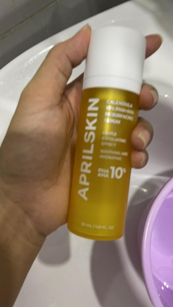 Tinh Chất Tái Tạo Da April Skin Calendula 10% PHA AHA - Serum Sáng Da, Chống Mụn, Dưỡng Ẩm Từ Thiên Nhiên, 30ml
