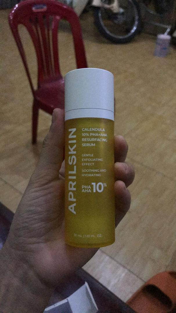 Tinh Chất Tái Tạo Da April Skin Calendula 10% PHA AHA - Serum Sáng Da, Chống Mụn, Dưỡng Ẩm Từ Thiên Nhiên, 30ml