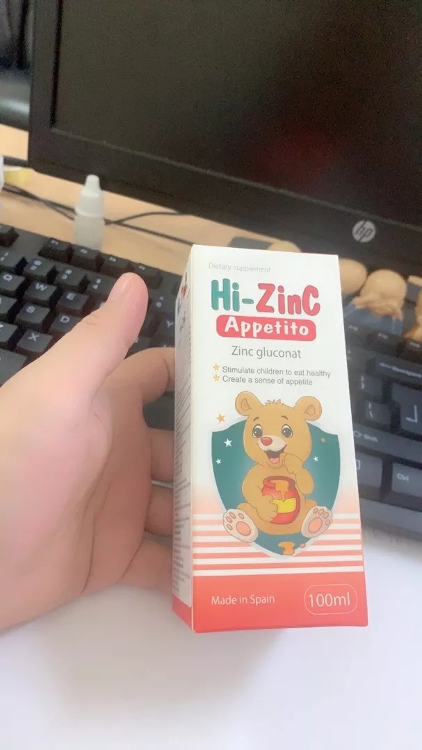 Kẽm Hữu Cơ Cho Bé Hi Zinc Appetito 100ml - Siro Ngon Miệng Tăng Cường Chức Năng Ăn Uống và Phục Hồi Sức Khỏe