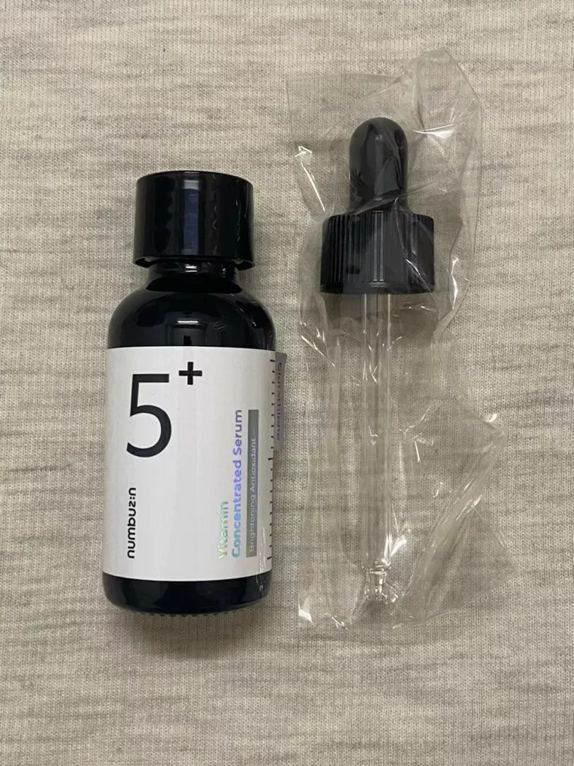 Serum Dưỡng Sáng Da Numbuzin No.5+ Vitamin Concentrated 30ml - Hỗ Trợ Làm Mờ Thâm Nám, Cải Thiện Sắc Tố Da, Dưỡng Ẩm Mềm Mịn