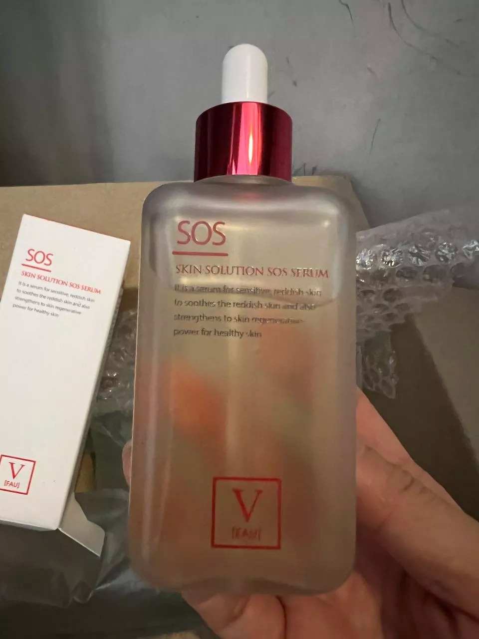 Serum FAU Skin Solution SOS 100ml - Hỗ trợ giảm đỏ, phục hồi da nhạy cảm, làm dịu kích ứng và củng cố hàng rào bảo vệ da