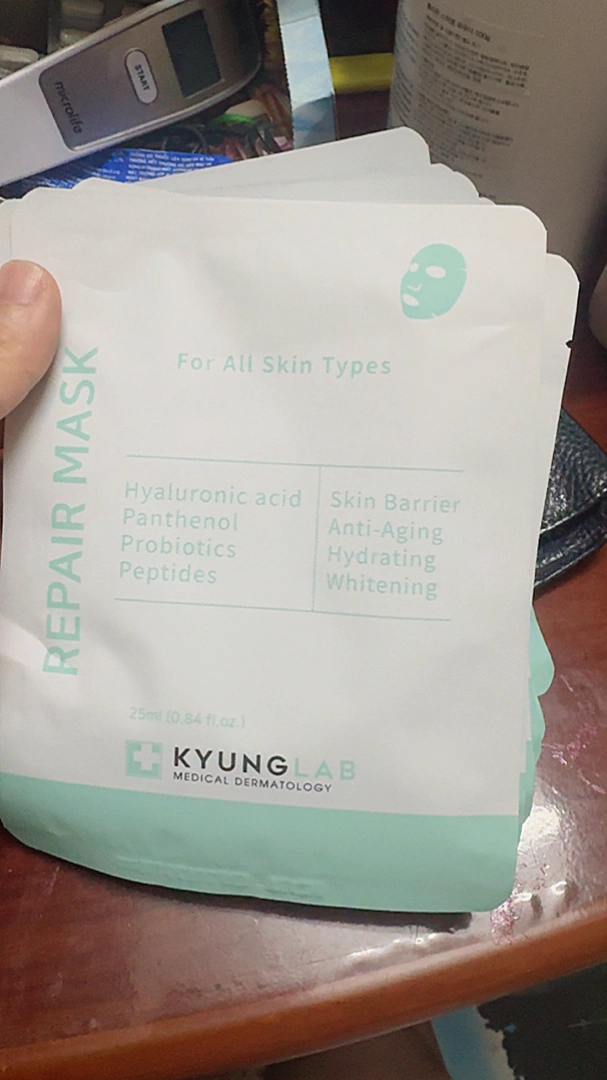 Combo 10 Mặt Nạ Kyung Lab Repair Mask Phục Hồi Da - Chứa HA, Panthenol, Peptides - Dưỡng Ẩm & Cải Thiện Đàn Hồi Da
