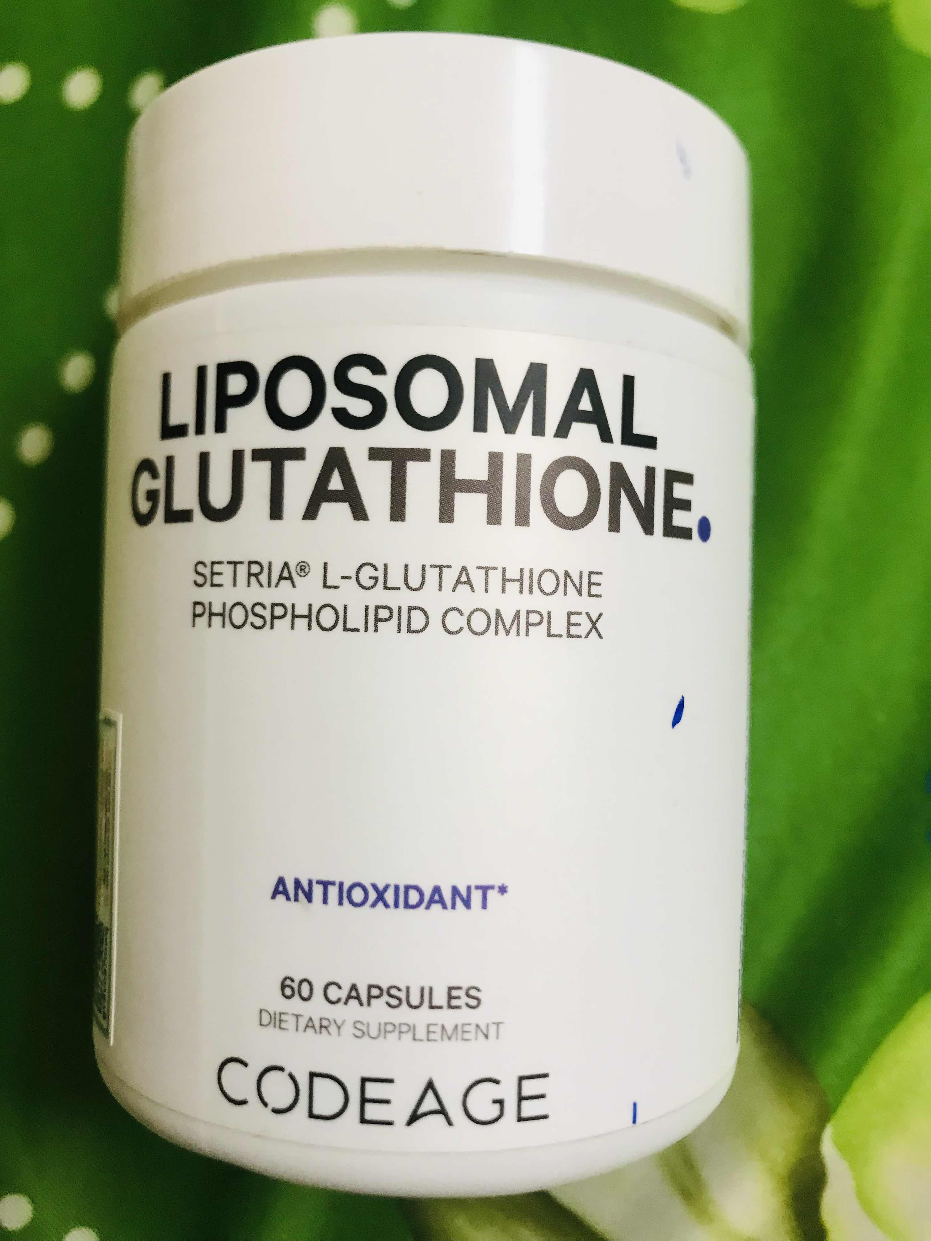 Viên uống trắng da Codeage Liposomal Glutathione 500mg - Hỗ trợ dưỡng trắng da, giảm nám và tàn nhang hiệu quả.