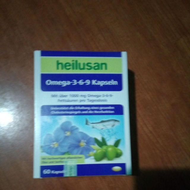 Viên uống Omega-3-6-9 Heilusan của Đức - Tăng cường sức khỏe, bảo vệ thị lực, làm chậm lão hóa da - 60 viên hỗ trợ toàn diện sức khỏe