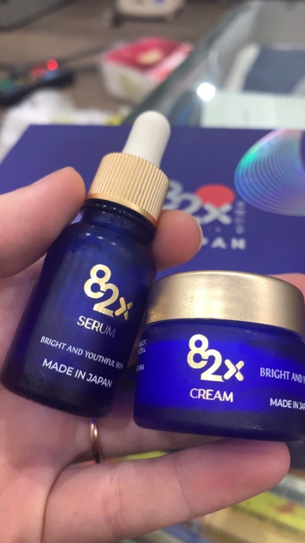 Set dưỡng da 82X AI Stem Cell Serum & Cream - Hỗ trợ tái sinh, trẻ hóa, phục hồi và làm sáng da, phù hợp mọi loại da