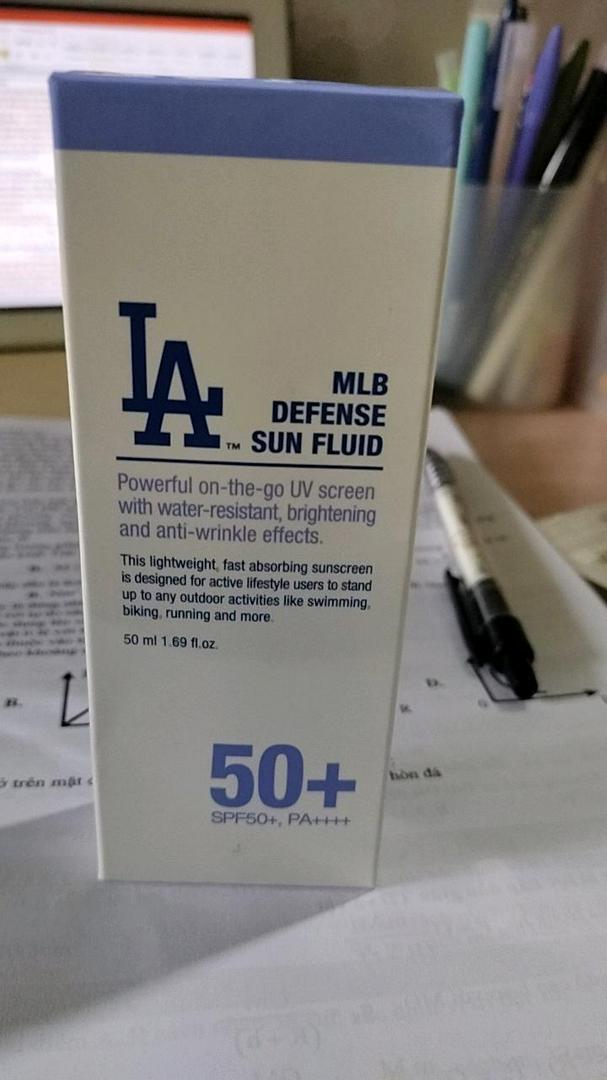 Kem Chống Nắng MLB Defense Sun Fluid SPF 50+ PA++++ - Bảo Vệ Da Chống Nắng Hiệu Quả, Dưỡng Ẩm Nhẹ Nhàng, Hàn Quốc