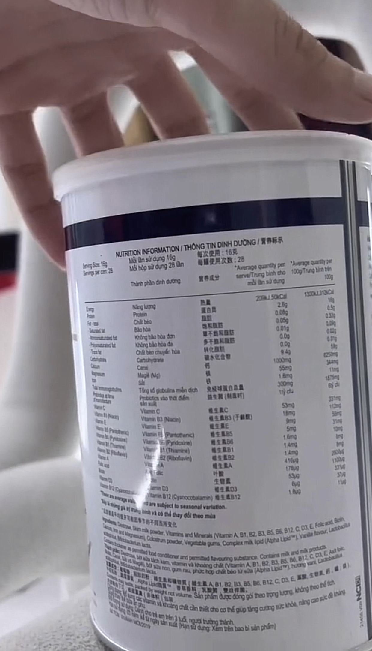 Sữa Non Alpha Lipid Lifeline 450g - Tăng Cường Sức Khỏe, Hỗ Trợ Đề Kháng Cho Trẻ Em Và Người Lớn, Chất Lượng New Zealand