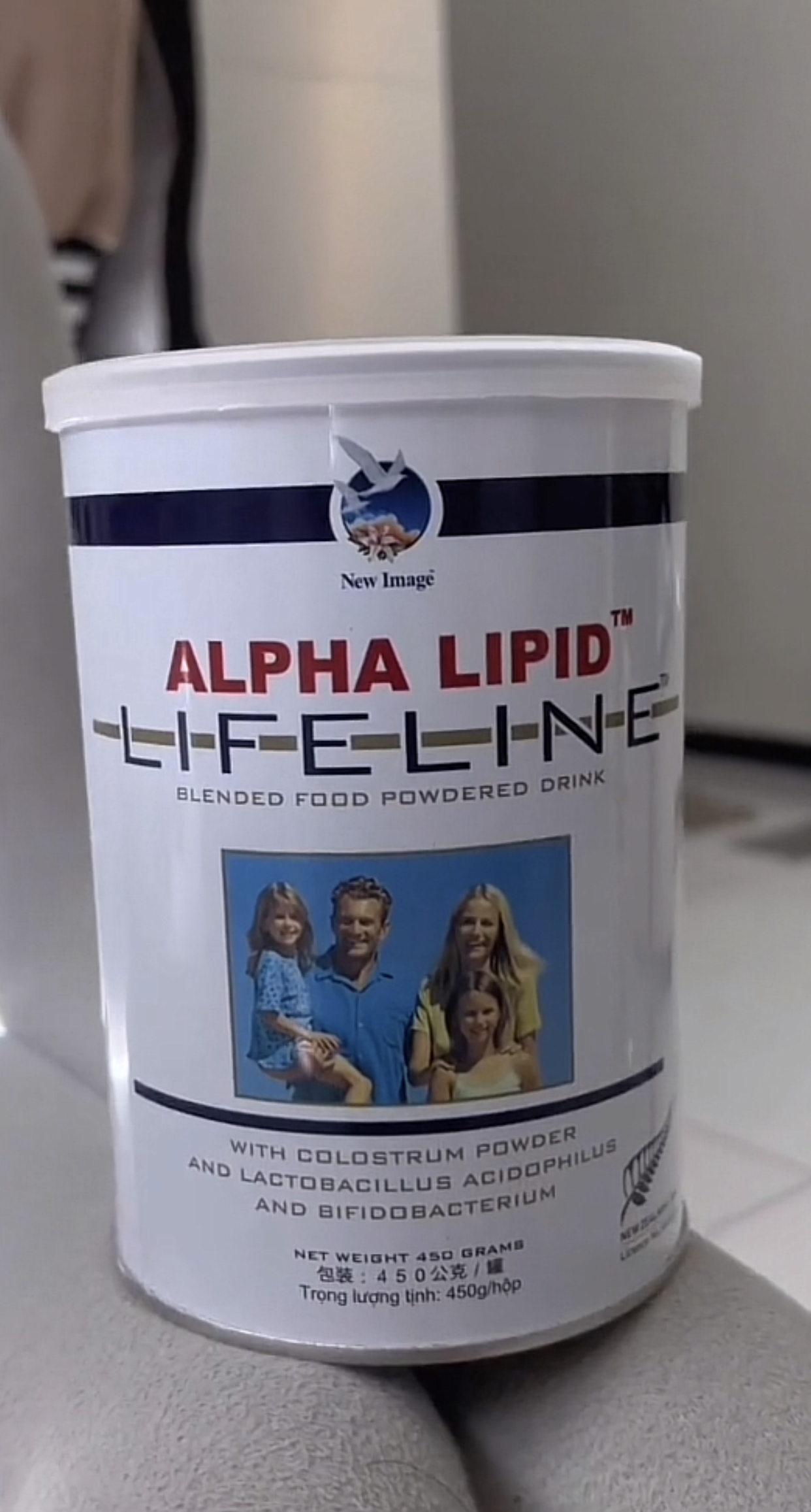 Sữa Non Alpha Lipid Lifeline 450g - Tăng Cường Sức Khỏe, Hỗ Trợ Đề Kháng Cho Trẻ Em Và Người Lớn, Chất Lượng New Zealand