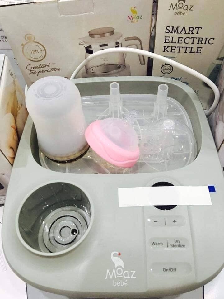 Máy Tiệt Trùng Moaz Bebe MB-005 - Đa Chức Năng Tiệt Trùng, Sấy Khô & Hâm Sữa - Đồ Dùng Thông Minh Cho Mẹ và Bé