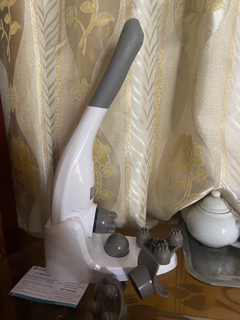 Máy Massage Cầm Tay Đa Năng Kingtech Lux 450 - Thiết Kế Hiện Đại, 6 Đầu Massage Tùy Chỉnh, Công Nghệ Massage Thông Minh